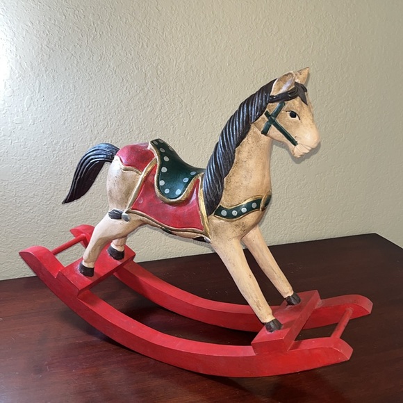 Pier 1 Rocking horse Christmas decor - Picture 3 of 6